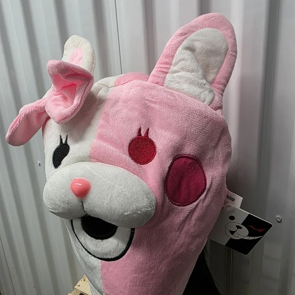 Extheanime Adorable Pink and White Cat Costume Headpiece